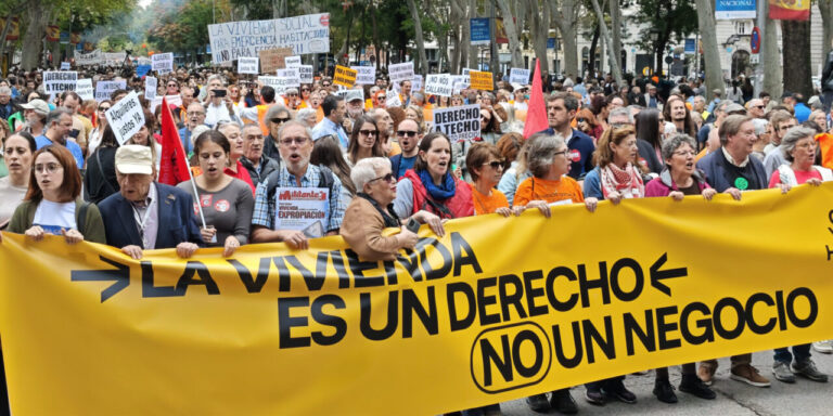 La vivienda es un derecho, no un negocio